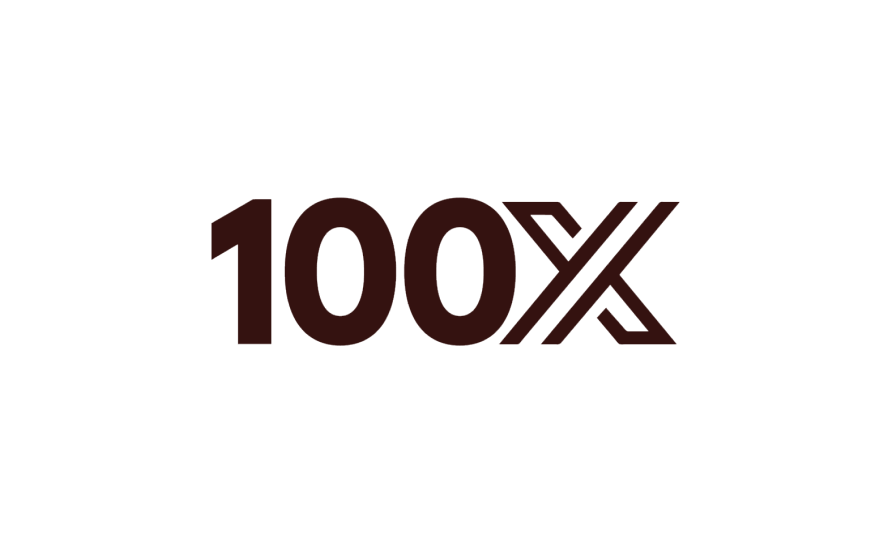 100X